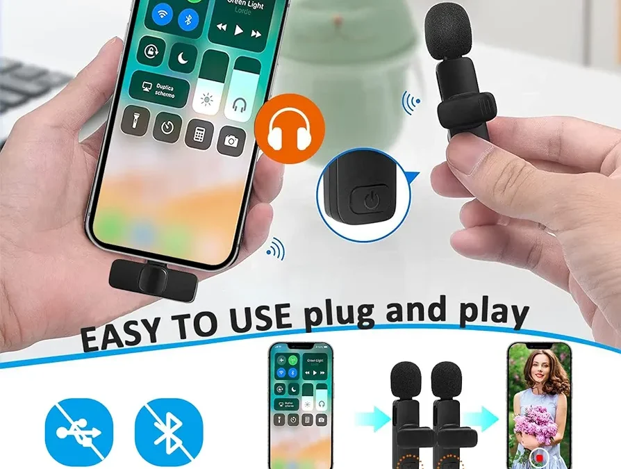 MAYBESTA Microphone: Pro Wireless for iPhone/iPad!